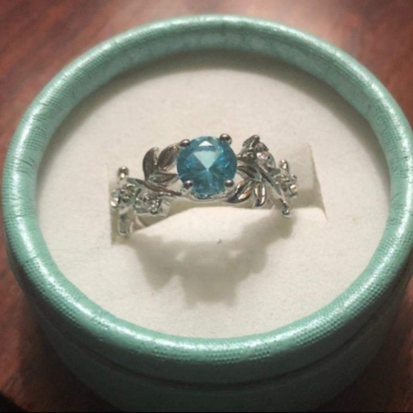 NWT CZ Leaf Vine Forest Nymph Statement Ring - Picture 5 of 7